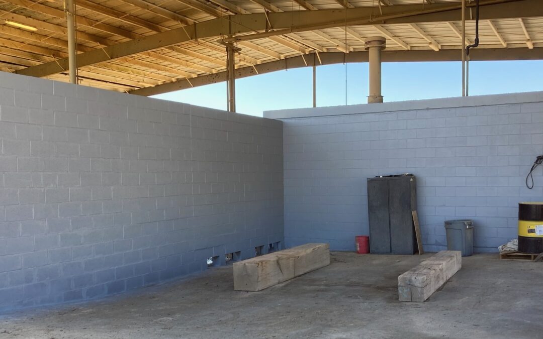Puckett Machinery Block Wall Addition